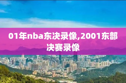 01年nba东决录像,2001东部决赛录像