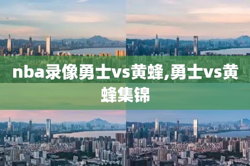 nba录像勇士vs黄蜂,勇士vs黄蜂集锦