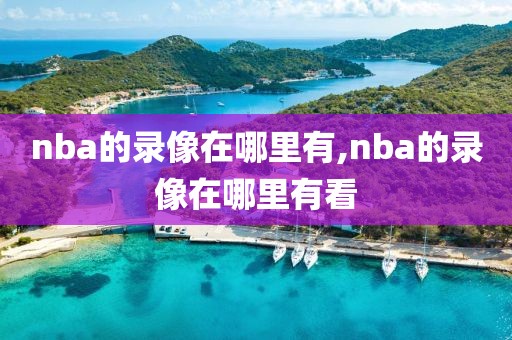 nba的录像在哪里有,nba的录像在哪里有看