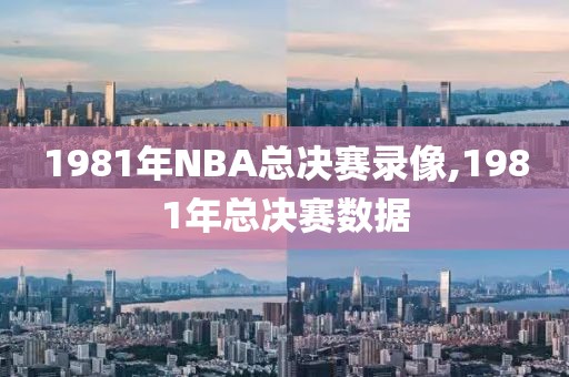 1981年NBA总决赛录像,1981年总决赛数据