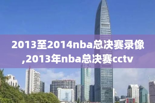 2013至2014nba总决赛录像,2013年nba总决赛cctv